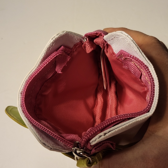 Hello Kitty White, Green and Pink Kids Wristlet Purse - Picture 4 of 9